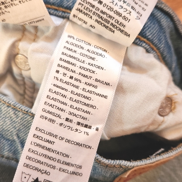 EUC Levi's 501 Skinny, Size 29 - Picture 10 of 10
